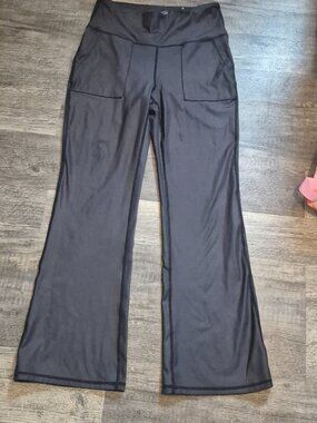 ATHLETEX Large Shiney Bell Bottom leggings Large